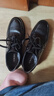 奥康（Aokang）男鞋男士商务休闲鞋英伦舒适低帮圆头系带皮鞋 黑色42码 实拍图
