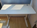 立太（LEADTEK）实木升降电脑桌书桌家用升降学习桌桌椅套装学生办公写字桌子 【实木台面可升降】暖白100（站坐交替） 送货上门 实拍图