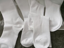 莫代尔5双袜子男长筒新疆棉秋冬10A抗菌防臭吸汗白色学生时尚中筒袜四季 【长筒袜】白色 5双 均码 【60%新疆棉防臭】 实拍图