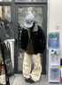 Shelley Jones黑色美式复古十字架座山雕外套棉服男款冬季加厚保暖毛领棉衣夹克 黑色 XL [推荐120-140斤] 实拍图