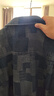 马登工装美式复古boro蓝染拼接丹宁衬衫百家布牛仔长袖衬衣男秋 牛仔蓝 L 实拍图