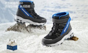 Skechers斯凯奇儿童绒绒靴保暖棉鞋男童女童高筒短靴加绒雪地靴660092L 实拍图