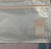 得力(deli)双层防水网格拉链袋 小学生透明学科资料分类袋 科目分类袋试卷文具袋 10个装 63479S 实拍图