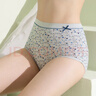 AB女神节内衣薄款弹力棉女士抗菌妈咪裤女高腰三角内裤【5条】0108 混色随机 5条 2XL 实拍图