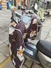 雨航（YUHANG）电动车男女挡风被加绒防水加大加厚保暖防风黑色招财猫 实拍图