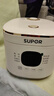 苏泊尔（SUPOR）电饭煲0涂层家用2L不锈钢胆1-2-3人 智能24H预约多功能带蒸格无涂层微压电饭锅 米白色 2L 实拍图