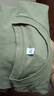 重磅纯棉短袖t恤男高档纯色印花休闲基础款内搭半袖打底衫 抹茶绿 3XL  170-185斤 实拍图