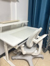 黑白调A2学习桌书桌儿童桌椅实木升降桌子写字桌电脑桌【进口橡胶木】1m 实拍图