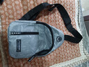 【运动腰包】跑步包男休闲斜挎包手机包防泼水健身包 灰色 实拍图