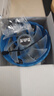 大水牛（BUBALUS）Q8 CPU散热器 （支持Intel/AMD/兼容多平台/12CM大扇叶/低速低噪/易安装扣具/蓝框透明风扇） 实拍图