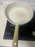 九阳（Joyoung）麦饭石色聚油不粘煎锅平底锅炒菜锅28cm电磁炉燃气灶明火CJ783 实拍图