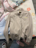 JEEP吉普长袖T恤男士春秋季polo宽松休闲打底衫衣服男装 卡其 3XL 实拍图
