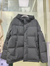 京东京造羽绒服男鸭绒加厚防寒工装面包服短款冬季外套衣服 黑色 2XL 实拍图