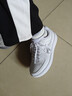 特步情侣男女板鞋小白鞋空军一号冬季革面保暖运动板鞋休闲鞋 实拍图