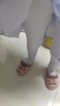 智友伴儿童连裤袜女童舞蹈袜打底裤学生宝宝秋冬加绒加厚白色保暖打底袜 实拍图