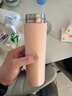炊大皇保温杯 316L医用级不锈钢茶水分离商务便携保温杯 粉色 490ml 实拍图