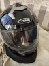 野马（YEMA）3C认证828S摩托车头盔男全盔冬季双镜片机车安全帽 四季通用 均码 亮黑+防雾贴片 实拍图