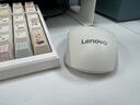 联想（Lenovo）无线蓝牙双模鼠标  便携办公鼠标 人体工程学设计 适用台式机一体机笔记本平板Howard白色 实拍图