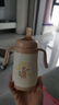 小土豆（potato）保温杯婴儿偏中心吸管奶瓶一岁以上316不锈钢吸管杯300ml 凯斯棕 实拍图