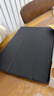 毕亚兹 适用ipad 10.2英寸保护套 2021年9/8/7代 通用苹果平板电脑三折支架 智能休眠保护壳 PB179金刚黑 实拍图