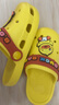 B.Duck小黄鸭童鞋儿童花园鞋男童宝宝洞洞鞋女童舒适软底拖鞋5966黄色26 实拍图