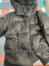 网易严选25新品90鸭绒超蓬羽绒服休闲面包服石墨烯保暖轻量抗菌防泼水 25秋冬连帽-静谧黑 2XL 实拍图