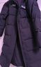 FILA斐乐官方女士长款羽绒服冬季休闲简约连帽加厚大衣女装外套 正黑色-BK L 170/88A 实拍图