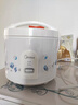 美的（Midea） 微压电饭煲 精铸发热盘大容量简单易控 黑晶内胆家用迷你小电饭锅 1-2-3-5-8人家用商用 4升款 4L 2-6人用 实拍图