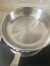 宜家（IKEA） SENSUELL森苏尔煎锅电磁炉平底锅不锈钢平底炒锅 不锈钢煎锅24cm 实拍图