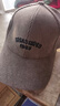QUEENJOY秋冬七夕灯芯绒纯色棒球帽户外简约休闲字母鸭舌防寒保暖男女帽子 咖啡色 实拍图