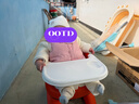 日康（rikang）宝宝餐椅 叫叫椅婴儿学坐椅多功能儿童吃饭餐桌 RK-X2009-2 橙色 实拍图