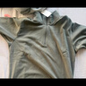 优衣库男装柔滑弹力摇粒绒半拉链套头衫/长袖25秋冬新款481184 54 绿色 S /165/84A 实拍图