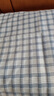 洁丽雅（Grace）纯棉枕巾 A类 四线格蓝单条装 50*80cm 实拍图