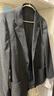 优衣库男装女装绒面针织茄克/西装外套夹克481006 08 深灰色 M /170/92A 晒单实拍图