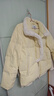 森马（Semir）森马羽绒服女新中式仿兔毛领短款保暖外套24冬新款109724113017 实拍图