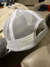 Fangchi帽子男大脸棒球帽大头围加深韩版潮鸭舌帽大号棉加大码帽子登山帽 BQM-02白色光版*网 标准码(54-60cm) 实拍图