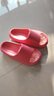 朴西新款EVA踩屎感厚底拖鞋女士居家室内情侣拖鞋男 树莓红 37-38 实拍图