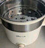 小熊（Bear）电煮锅 电火锅 电热锅 电炒锅2.5L小电锅分体 学生宿舍多功能锅煮煎炒锅 DHG-D25E5  实拍图
