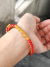 石玥珠宝2026马年红绳手链手串本命年龙鳞转运手链男女款太岁情侣新年礼物 实拍图