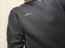 海澜之家（HLA）卫衣男秋25新款山不在高系列圆领大码绣花柔软长袖男 黑色99【非加绒】 L 175/92A 推荐137~150斤 实拍图