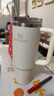 STANLEY保温杯水杯巨无霸吸管杯保温保冷车载家居办公大容量杯子新年礼物 【热卖TOP2】米白- 887ml 实拍图