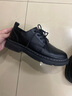 回力商务休闲男鞋低帮工装鞋子男士英伦系带皮鞋男 0650 黑色 41 实拍图