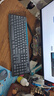 罗技（Logitech）MK275 键鼠套装 无线键鼠套装 办公键鼠套装 全尺寸 商务键鼠套装 带无线2.4G接收器 黑蓝色 实拍图