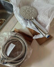 九牧（JOMOO）花洒喷头全套家用增压洗澡淋浴莲蓬头热水器手持淋雨花洒软管套装 三功能增压大面板S175033 实拍图