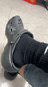 卡骆驰（crocs）经典云朵Clog女沙滩洞洞鞋凉拖鞋206750 206750-001 39 （39-40） 实拍图