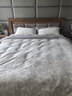 富安娜牛奶绒床上四件套 双面暖绒床单被套防静电 双人加大套件1.8米床230*229cm 实拍图