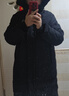 鸭鸭（YAYA）冰壳2025年新款300+充绒东北极寒羽绒服男女冬季加厚长款过膝外套 青光黑色 男女同款【抗寒-40°C】 3XL (190) 男女同款【195-215斤】 实拍图