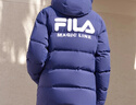 FILA 斐乐官方情侣羽绒服2025年冬时尚休闲连帽上衣男女同款保暖外套 实拍图