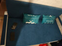 耀沉【24小时发货】折叠沙发床两用小户型客厅双人多功能沙发床可储物 蓝色绒布（大空间储物款） 宽1.5米长1.93米 6cm海绵2cm乳胶 实拍图