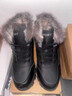 全洲狼 雪地靴男冬季新款东北棉鞋男大码抗寒防水加绒保暖轻便防滑靴子 黑色棉鞋-升级版 加绒 42 (260mm) 实拍图